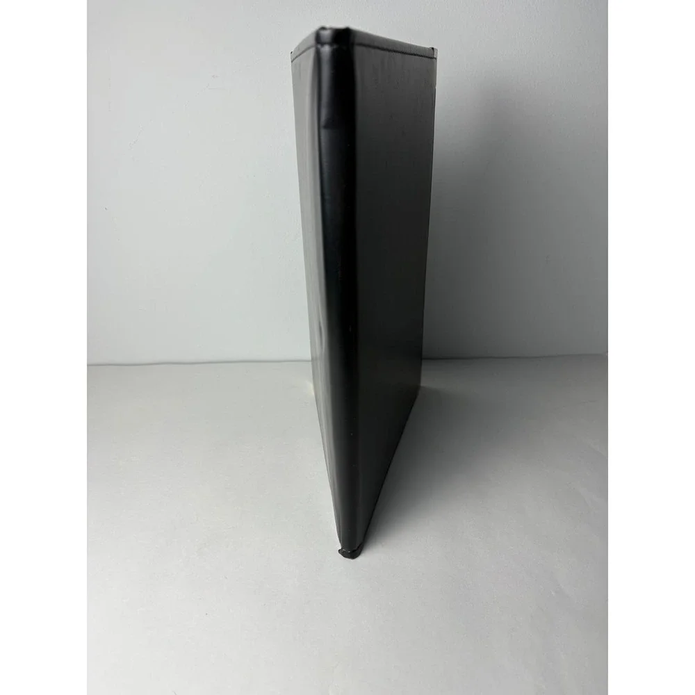 Stafford Black Leather Portfolio Organizer Business Document Holder Made‎ in USA